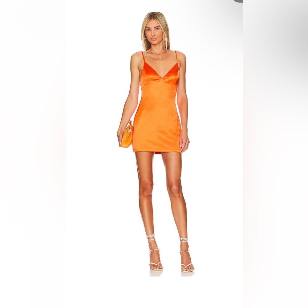 superdown Nichole Mini Dress in Orange